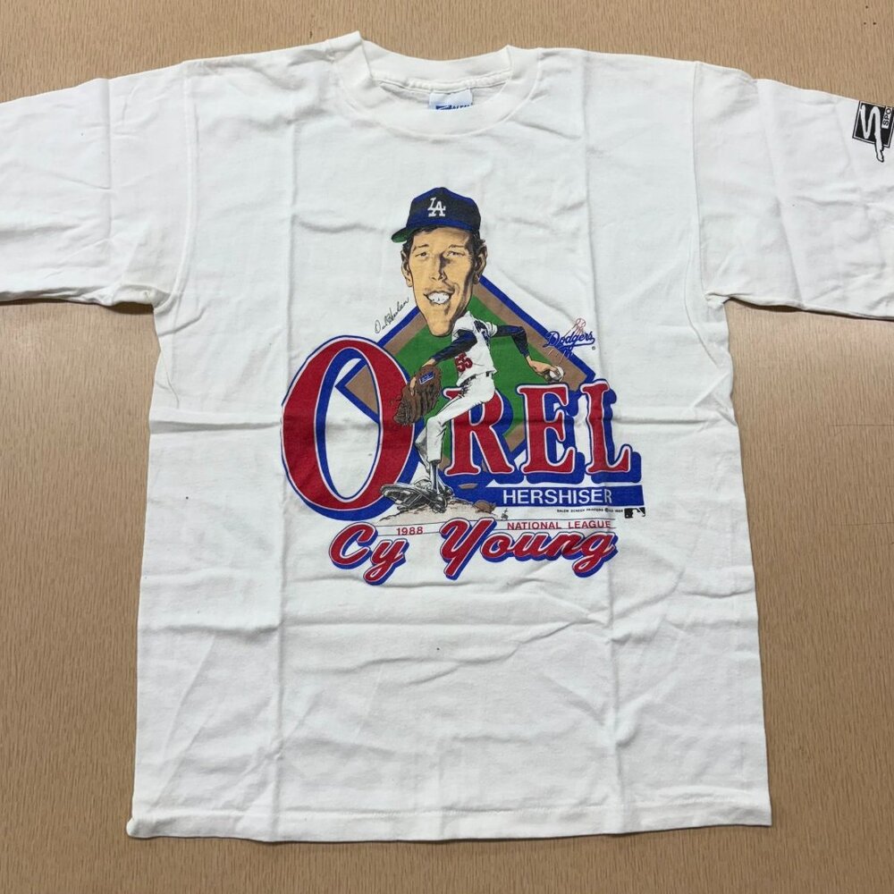 Vintage Orel Hershiser LA Dodgers 1988 Cy Young shirt